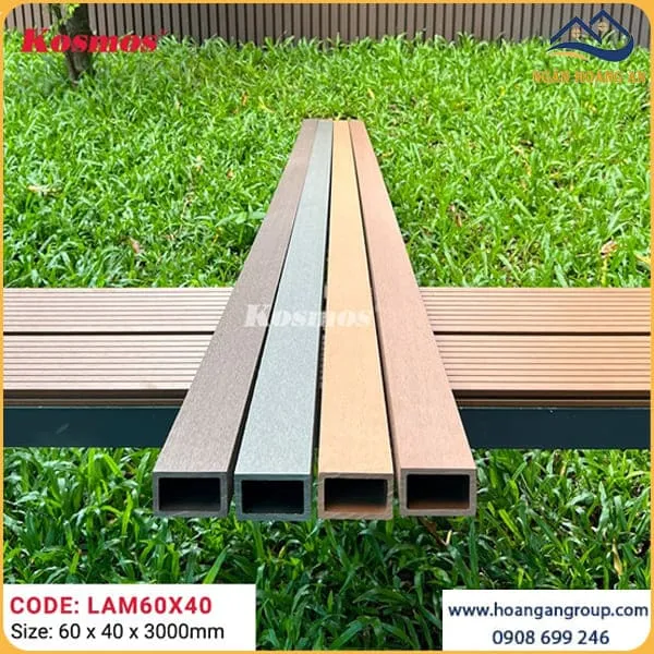 Thanh Lam Gỗ Nhựa Ngoài Trời Kosmos 40 x 60